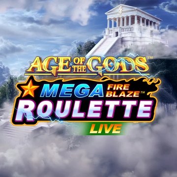 Age of the Gods Mega Fire Blaze Roulette Live game cover